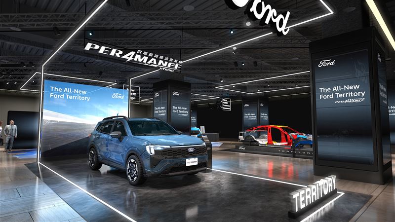 Ford Territory主打新世代油電雙能動力。（圖／Ford提供）