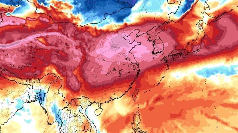 台灣上空「一片橘紅」 下週回暖飆27度