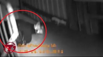 寒流夜驚魂！台中女喝爛醉「蜷縮逃生梯」