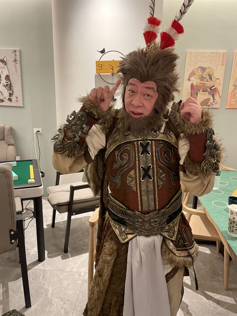 孫德榮粉墨登場。(圖/本人提供)