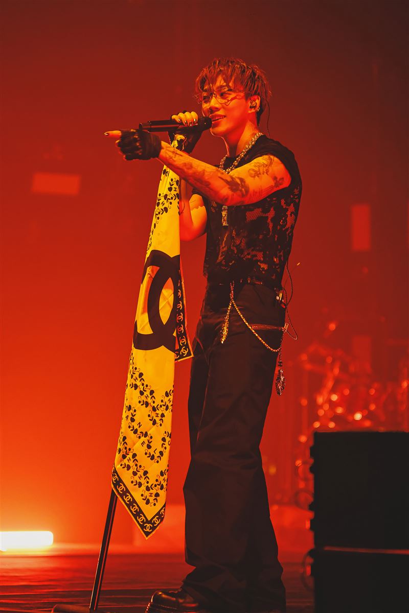 &Oslash;ZI在北流開唱。（圖／奧曼音樂有限公司）