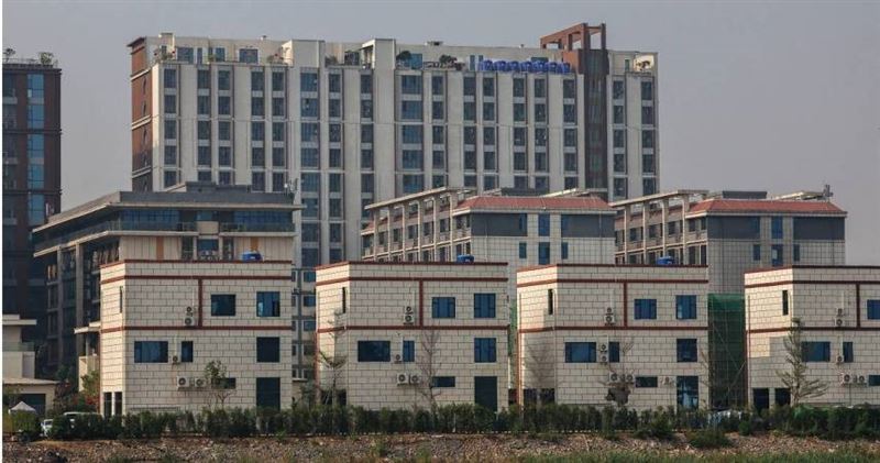 KK園區建築。（圖／達志／美聯社）