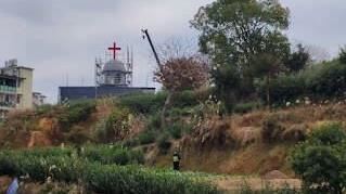 中國溫州雅陽教堂遭強拆　傳因拒掛五星旗