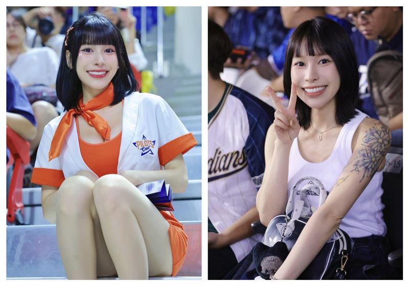 油米是領航猿啦啦隊「PilotsCrew」隊長。（圖／翻攝Threads＠yuminumia）