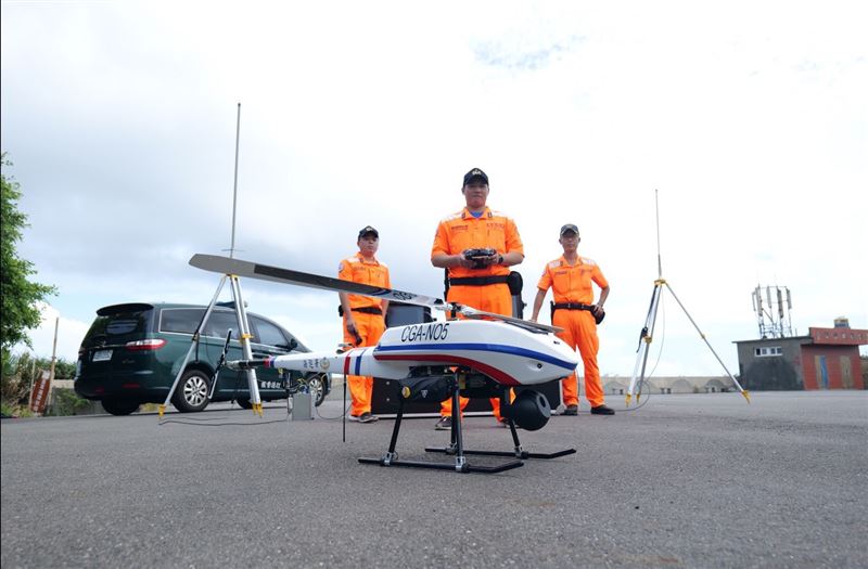 海巡署澄清無人機採購風波：依法招標、遵循程序。(圖/海巡署提供)