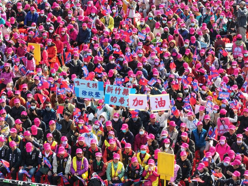 超過百位各級代表現身力挺，也反映出了徐欣瑩基層實力雄厚以及地方人和的好交情。（圖／徐欣瑩國會辦公室提供）