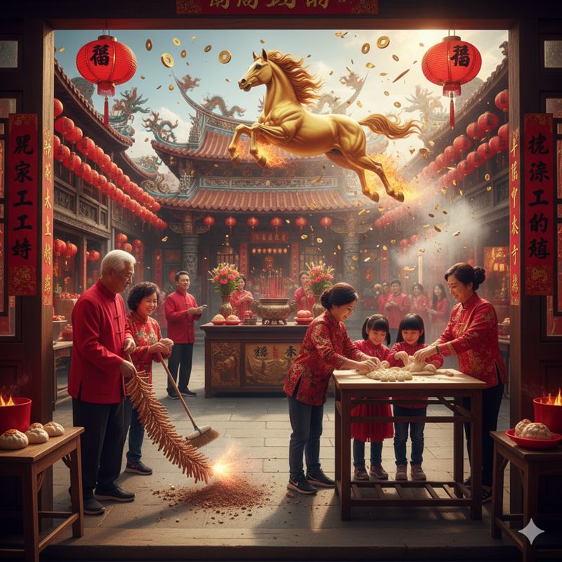 送神早、接神遲！初四「清冰箱」寓意勤儉持家、福氣累積，能吃出好運。（示意圖／AI生成）