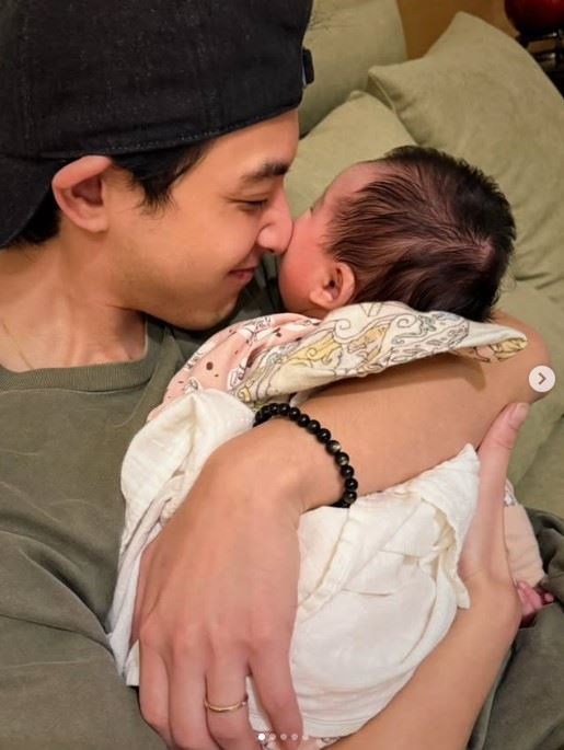 劉品言與連晨翔育有一名女兒。（圖／翻攝自IG @hsiang_5208）