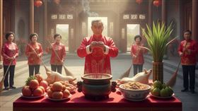 不只是吃飯！除夕夜「守歲」竟是為了幫父母「借時間」？馬年守歲添吉祥。（示意圖／AI生成）