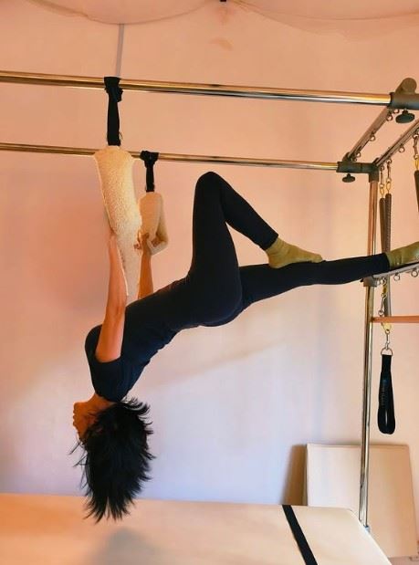 雖然深夜經歷驚魂一刻,徐若瑄隔天仍維持生活規律,早晨天氣晴朗時照常健身,展現堅韌意志。(圖/翻攝自徐若瑄IG)