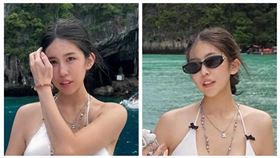 余祥銓愛妻柔柔赴泰。（圖／翻攝自IG @rou860209）