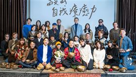 田定豐、朱衍舞《敲出自我療癒力》分享會。（圖／唱戲世界娛樂提供）