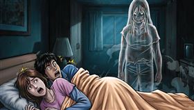 情侶檔凶手說，每晚都看見死者渾身是血站在床邊，讓他們嚇到不敢闔眼。（示意畫面，AI繪圖Freepik生成，本刊美術組後製）