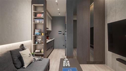 小坪數大驚奇！13坪現代簡約高顏值機能宅