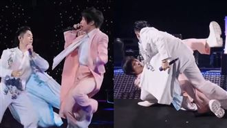 阿信合體F3又慘摔　吳建豪驚險反應曝光