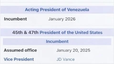 川普PO圖自封委內瑞拉代理總統　真相曝光