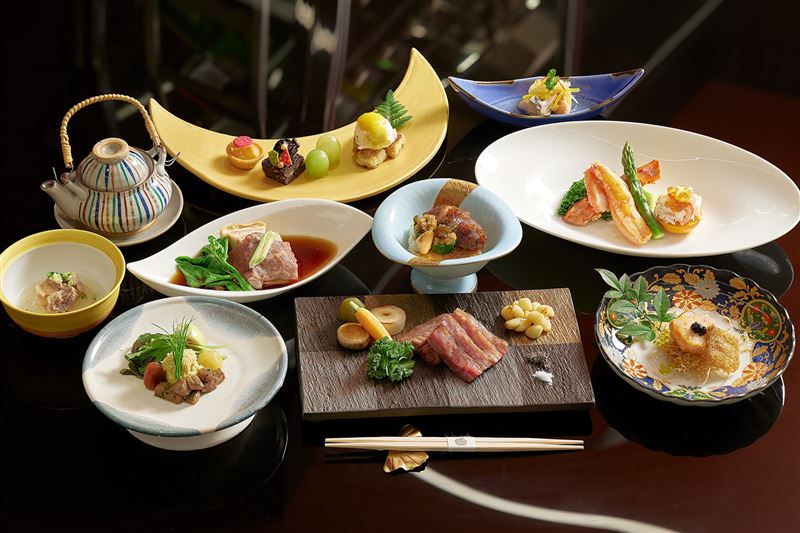 HAYASE日本料理鐵板燒限量推出福井若狹牛御饗套餐。（圖／飯店旅宿業者提供）