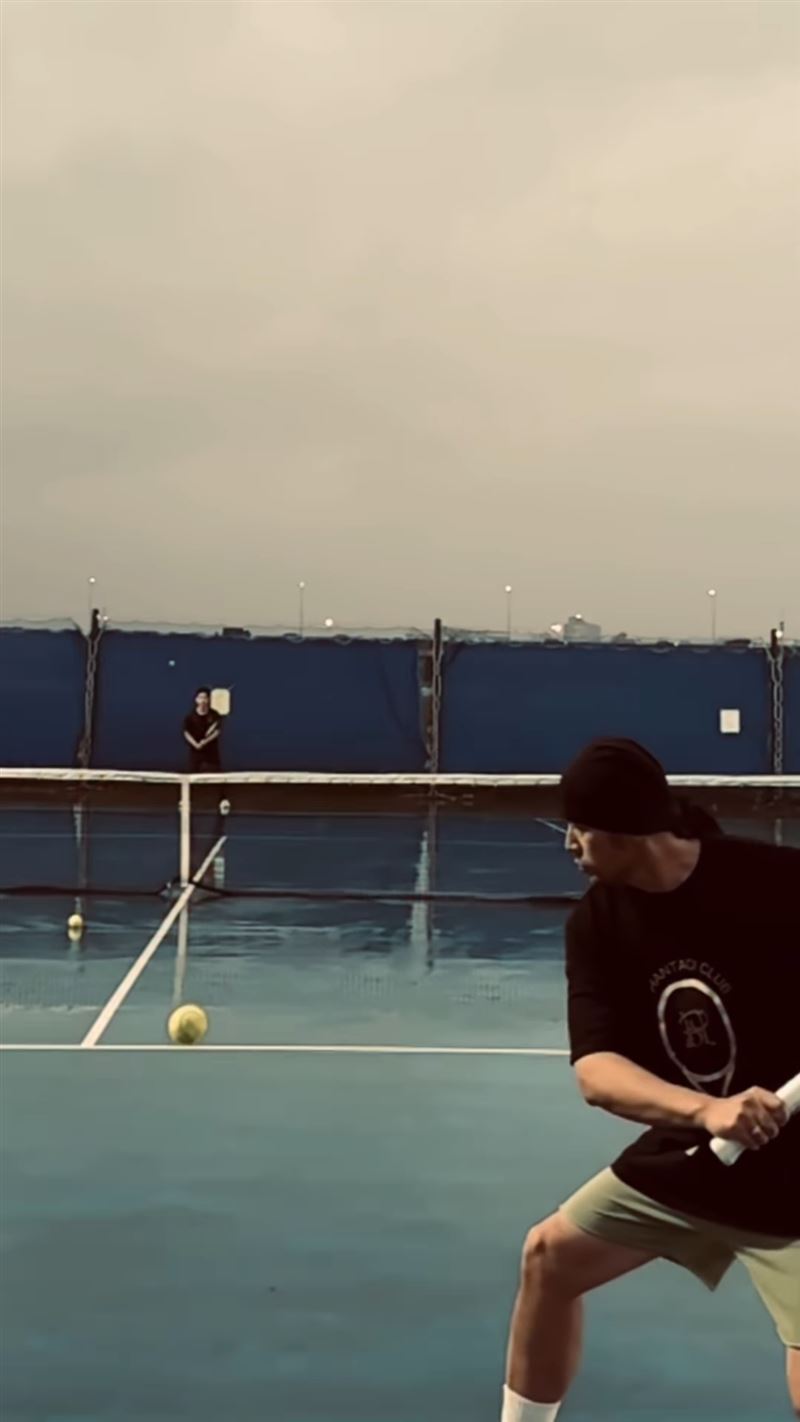 周杰倫熱衷網球運動。（圖／翻攝自周杰倫IG）