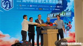 古林睿煬出席木棒聯賽記者會分享經驗。（圖／記者張沛嘉攝影）