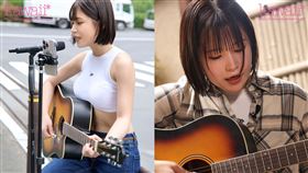 街頭歌手「溝端戀」私下喜歡看A片，越看越想要試試男優到底有多厲害，所以出道成為AV女優。（圖／翻攝自Ｘ）