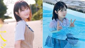 抖音網紅「香川杏」出道拍AV，被片商封為「史上最美也最迷你的巨乳Body」，大讚她擁有誘人的粉紅色。（圖／翻攝自Ｘ）