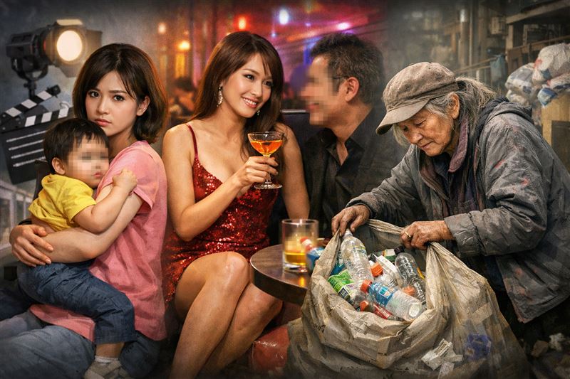 這位甜美女星命運多舛，晚景更是悽涼。（圖／AI生成示意圖）