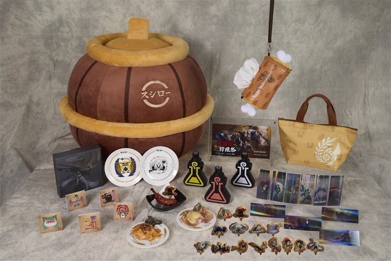 壽司郎再次與魔物獵人聯名,推出3款新菜、6款週邊。(圖/壽司郎提供)