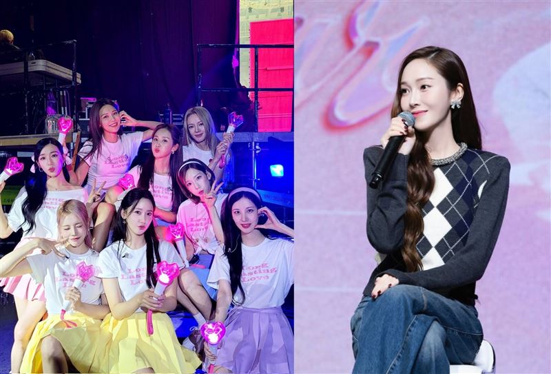 Jessica（圖右）退出少女時代11年，首次公開唱經典團曲引發爭議。（圖／翻攝自IG、X）