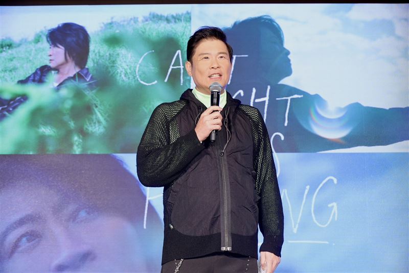 曾國城今出席記者會。（圖／記者鄭孟晃攝影）