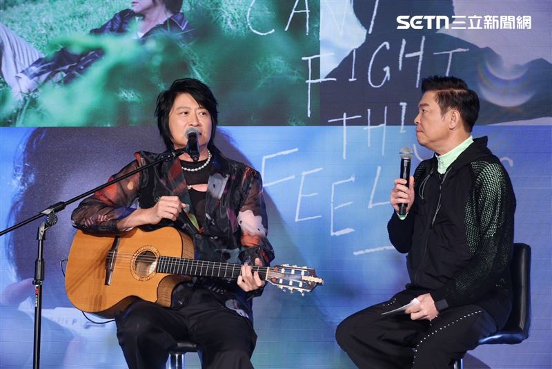 游鴻明舉辦演唱會記者會，邀請曾國城擔任嘉賓。（圖／記者鄭孟晃攝影）