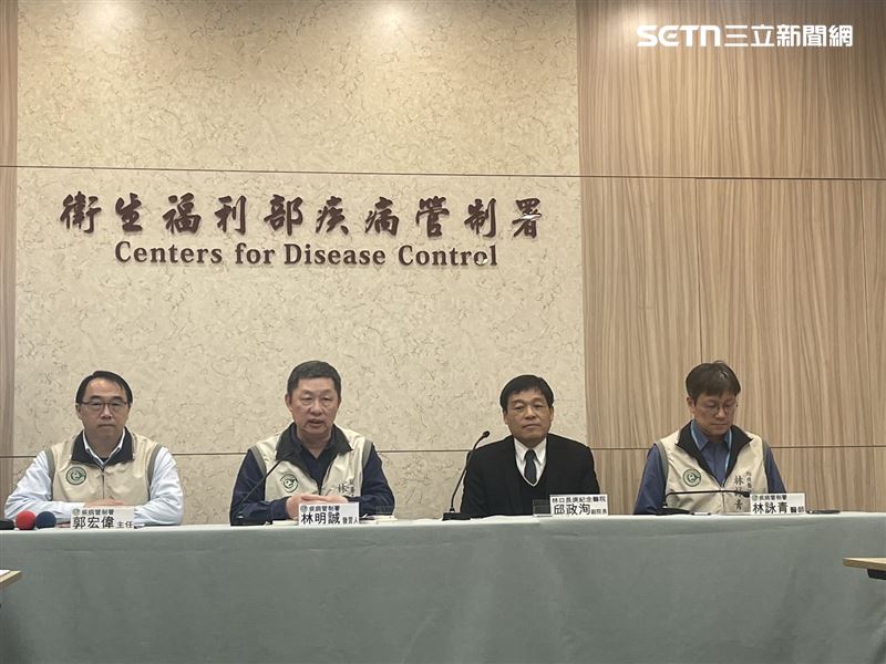 疾管署說明流感疫情。（圖／記者蔣季容攝影）