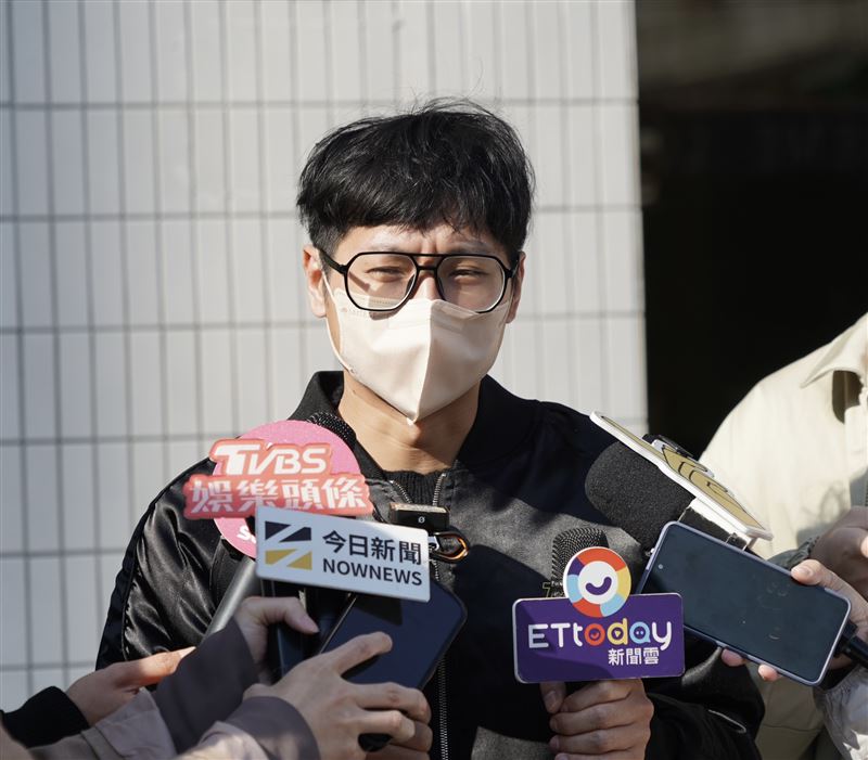 逸祥今前往弔唁。（圖／記者趙于瑩攝影）