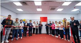 新北市捷運警察隊今年成立，並在13日舉辦揭牌儀式。（圖／翻攝畫面）