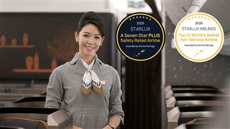 星宇航空創紀錄　入榜全球最安全航空