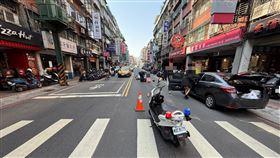 車禍事故現場。（圖／翻攝畫面）