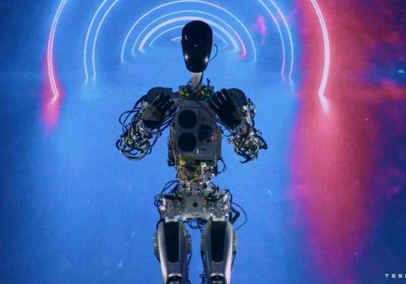 馬斯克預測，全球對人形機器人的需求，將達到「難以滿足」的程度。取自Tesla。（圖／遠見雜誌提供）