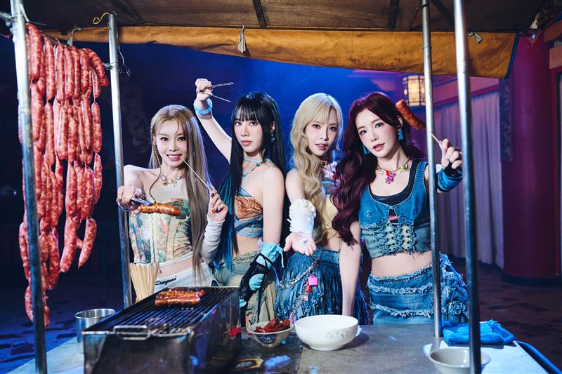 MV融入香腸攤等台灣味元素。（圖／隻魚娛樂提供）