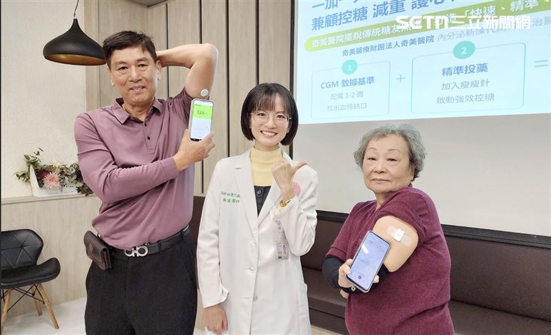 大叔靠「瘦瘦針+CGM」逆轉腎病變還變精壯，醫：兩週內精準控糖。（圖／奇美醫院提供）
