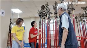 （朝天宮祭祀組長介紹百年文物-儀杖／寶島神很大提供） 