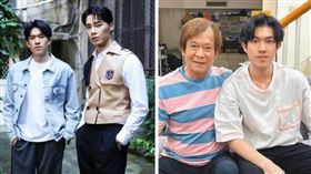 郭方儒（左圖左）是電視界大老郭建宏（右圖左）的兒子，如今他現在又演又導。（圖／報系資料照、映畫提供）