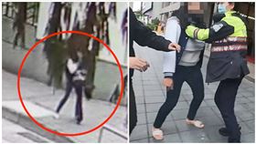 桃園,吵架,鎖喉,女童（圖／翻攝畫面）