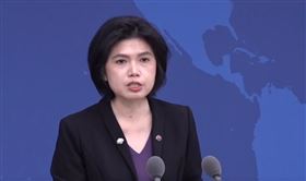 朱鳳蓮主持國台辦例行記者會（圖／翻攝畫面）