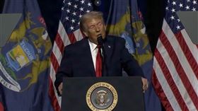 川普公開支持伊朗人民持續抗爭，揚言伊朗政府將會付出慘痛代價。（圖／翻攝畫面）