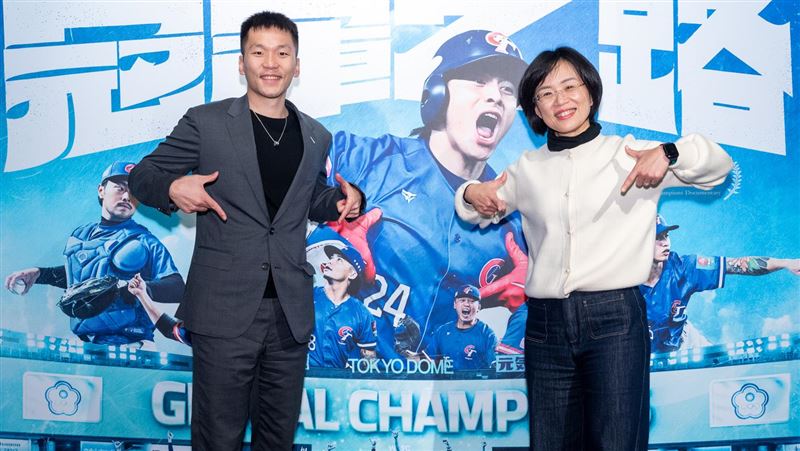 12強紀錄片《冠軍之路》，運動部部長李洋觀影分享心得。（圖／牽猴子提供）