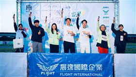 展逸國際自有IP品牌(BE HEROES) 2026早安台北城市路跑開賽記者會。（圖／展逸國際）