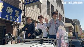 陳亭妃,王世堅,林俊憲,民進黨,台南,初選,扶龍王（圖／陳亭妃競選團隊提供）