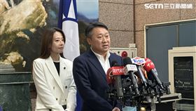 組發會主委李哲華中常會後受訪（圖／記者詹宜庭攝影）