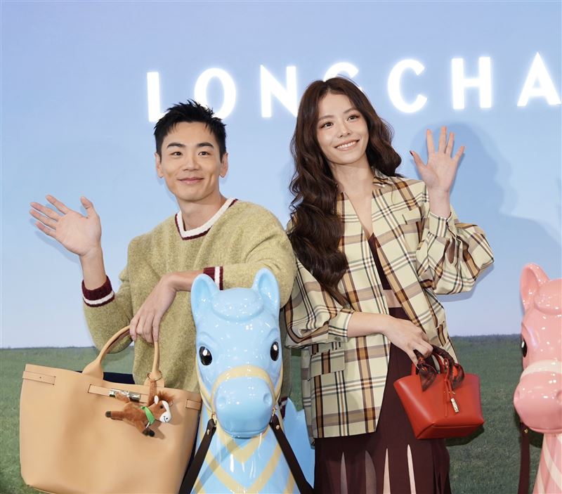 禾浩辰、宋芸樺出席時尚品牌活動。（圖／記者趙于瑩攝影）