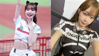  味全龍啦啦隊隊員Yuri人氣相當高，受封「最正啦啦隊女神」（圖／翻攝自IG @xx15995）