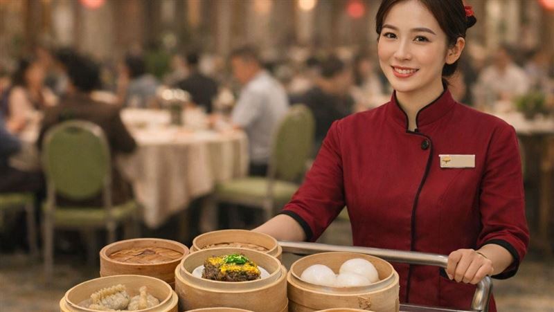 福粵樓復古港點推車重現！68折必須要吃